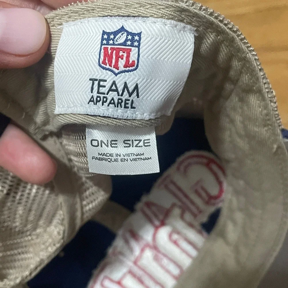 New York Giants NFL Team‎ Apparel Blue Trucker Hat Cap One Size Adjustable NWOT